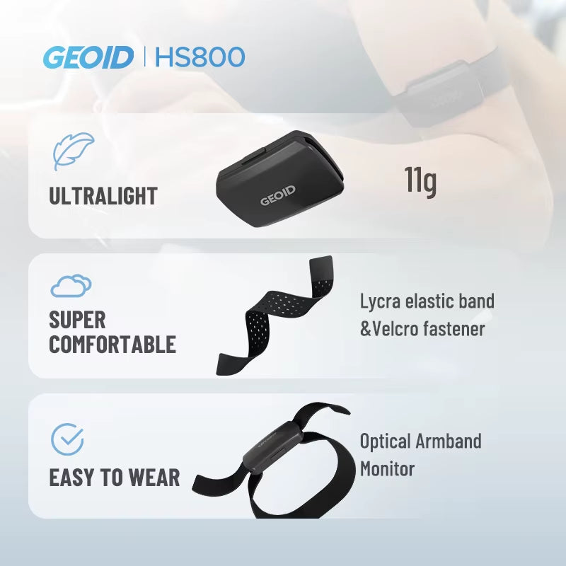 GEOID Armband Heart Rate Monitor HS800 HRM Fitness Tracker HR Sensor HS500 Chest Strap Exercise Cycling Sport Yoga Accessories